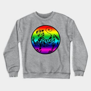 Shotokan Rainbow Tiger Crewneck Sweatshirt